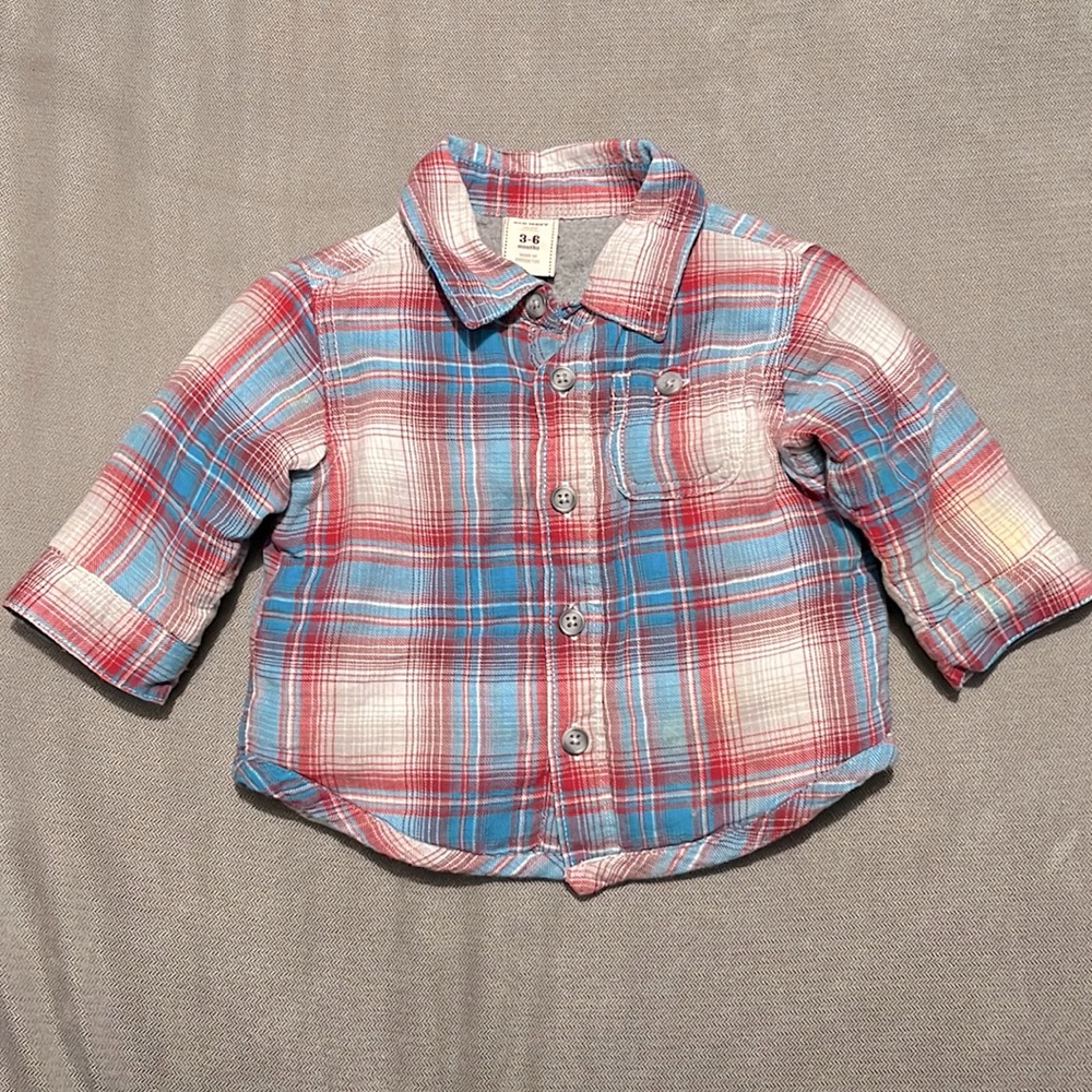 Baby flannel jacket
